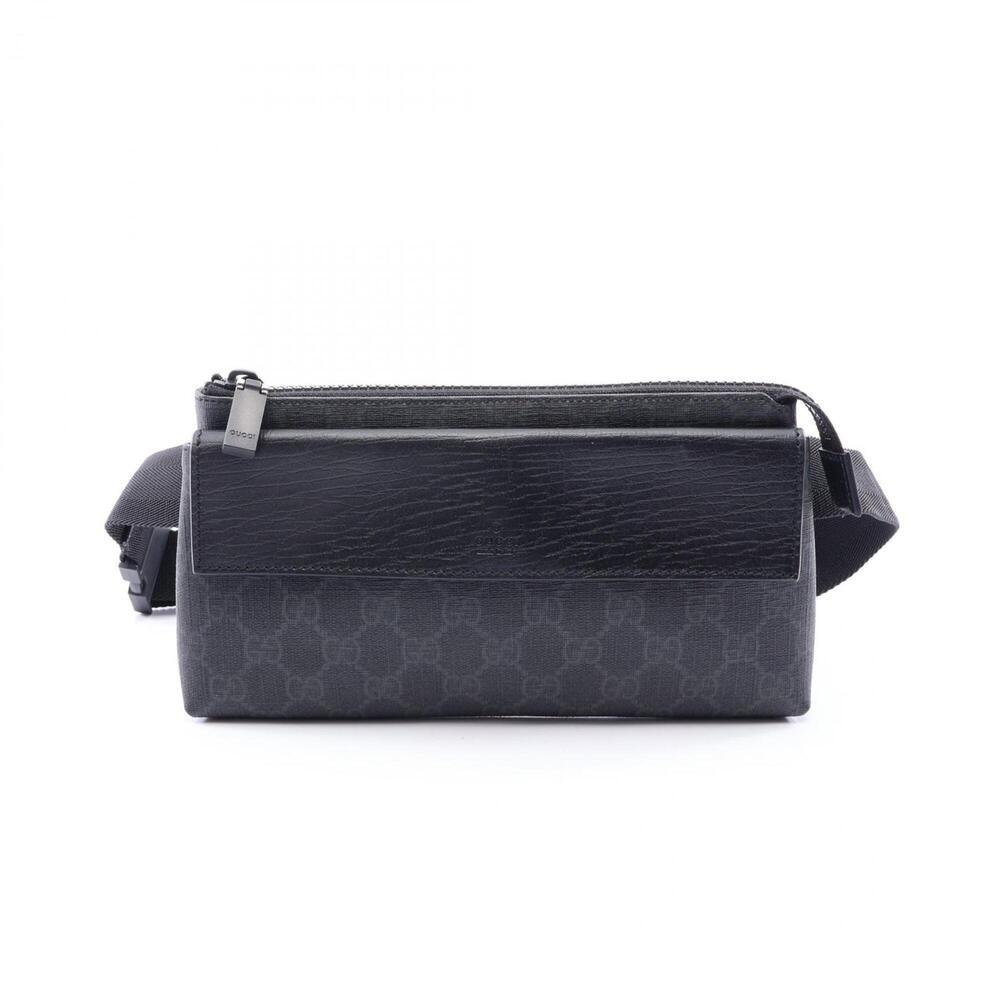 Gucci GG Supreme Waist Bag, Body Handbag, Coated Canvas Leather, Men's & Wome...